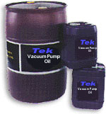 --Tek-SV synthetic vacuum pump fluid, 55 gallon